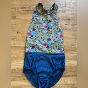 Floral Suffolk Leotard Medium